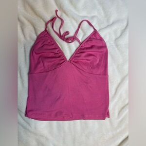 Aritzia pink Sun-Deh crop tank size Medium